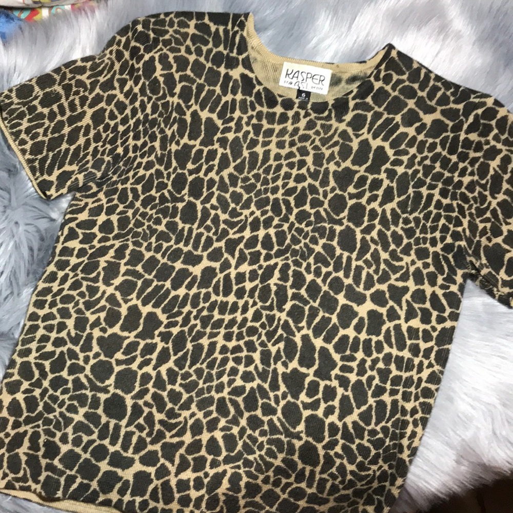 Leopard print blouse